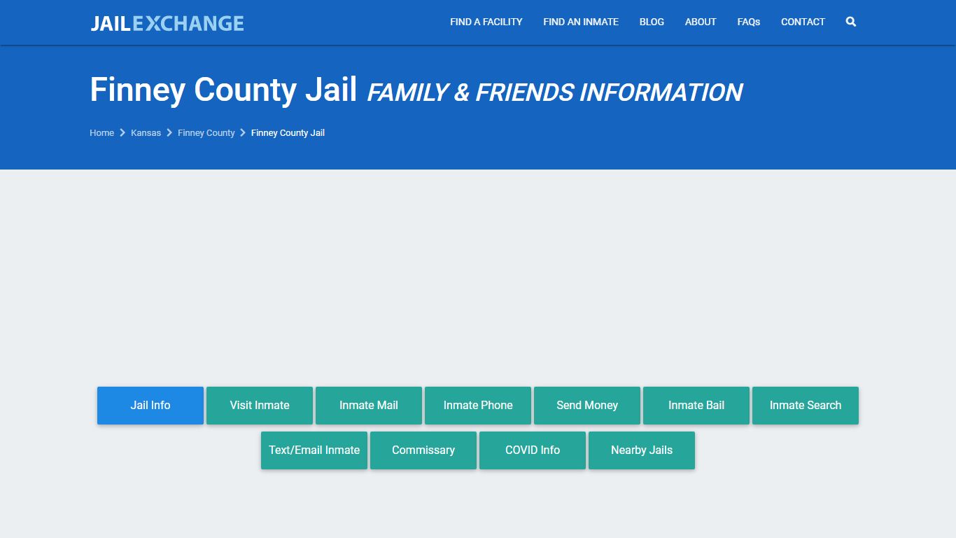 Finney County Jail Visitation | Mail | Phone | Garden City, KS